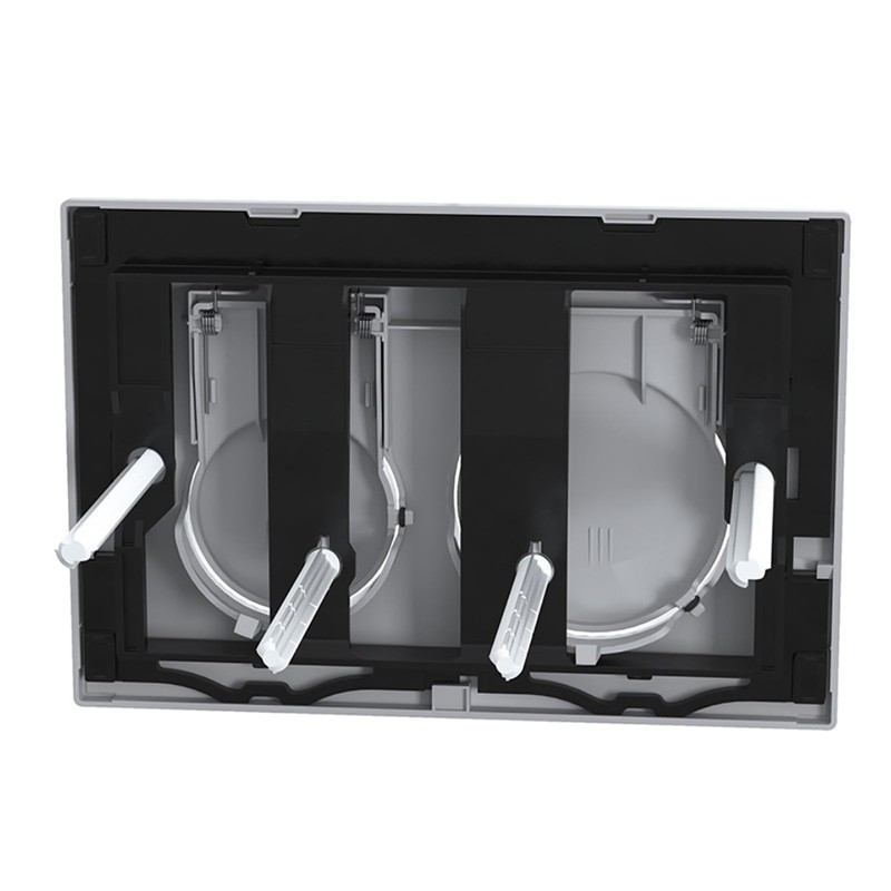 SPARES2GO Luxury Flush Plate Kit for Concealed Toilet Cistern Wall