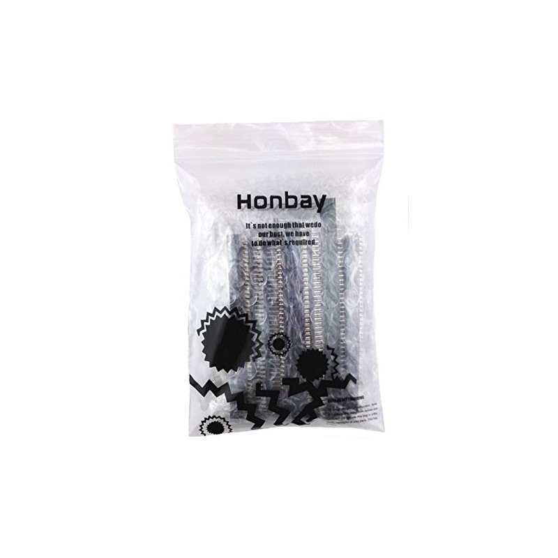 Honbay 40pcs 40 Pin Single Row Male and Female Pin