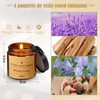 Velas Aromáticas,Juego de 4 Piezas Velas Perfumadas para Mujer,Vela de