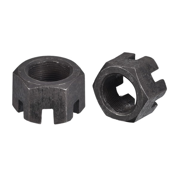 Awclub Hexagon Slotted Nuts with Fine Thread, M8 x 1mm