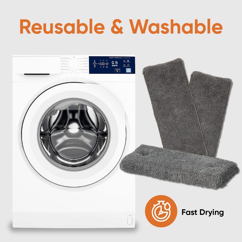 Superio Miracle Microfiber Mop for Hardwood Floors, Tile, Laminate, Walls-self