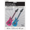1 Inflatable Guitar, Assorted Colors
