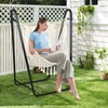 Hammock Chair with Stand, Heavy-Duty Hanging Bohemian Style with Tassel