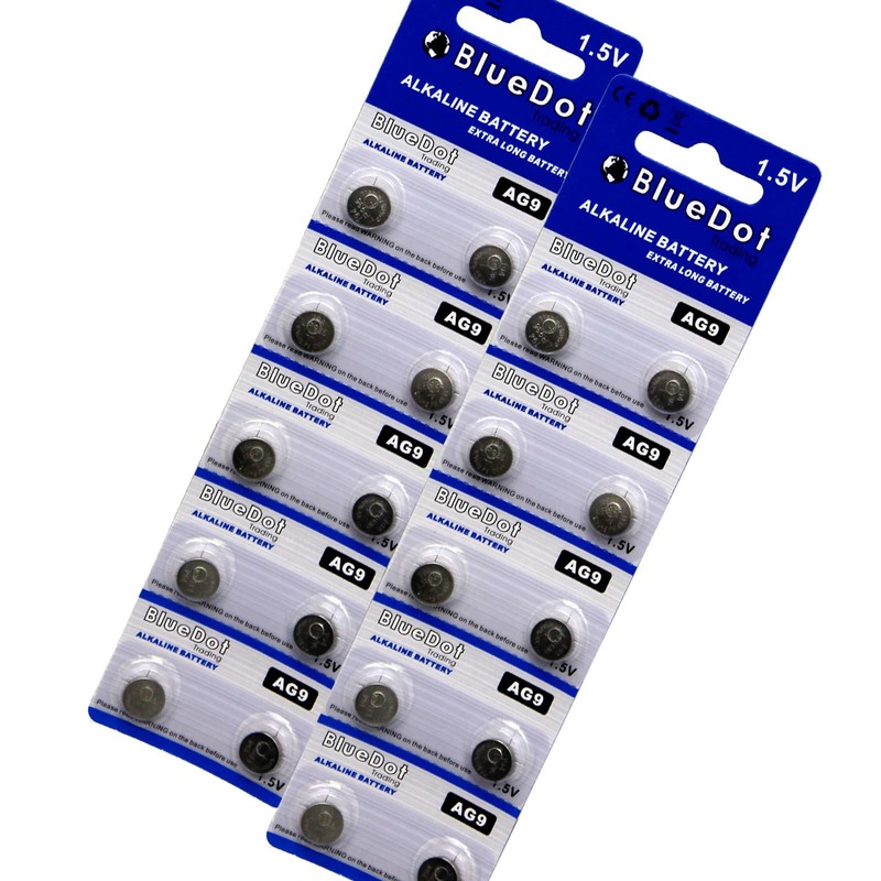 BlueDot Trading AG9, SR45, SG9, LR45 Alkaline Button Cell Batteries