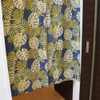 Noren Tropical Hawaiian Stylish Hanohano, Navy, Width 33.5 x Length
