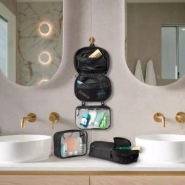 세면도구 가방 키트 세트 걸이 여행용 311 TSA 화장품 액체 초경량 액세서리 정리 파우치 [Pink] Toiletry Bag Kit Set Hanging Travel 311 TSA Cosmetics Liquid Ultra-Light Accessory Organizer Pouch [Pink]