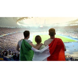 Klikil Italian Flag Made of Nautical Windproof Polyester – 1 Piece – Flags Fan Item 90 x 150 cm Flag of Italy with Metal Eyelets