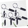 BIUDECO 5Pcs Spring Clamp Collars for Weightlifting Barbell Clip for