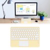 Touch Wireless Keyboard Round Keycaps Ergonomic Design Ultra Thin Smart