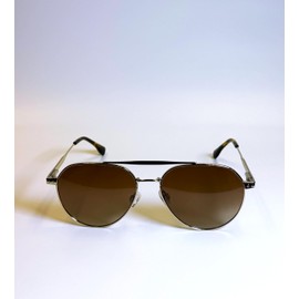 EMRIM New Pilot Sunglasses Mens Polarised Sunglasses Womens - UV Protection Designer Sun Glasses Men Sun Glasses Women for Fashion | Protective Case, Microfiber Pouch & Clothe (Gold, Brown Gradient)