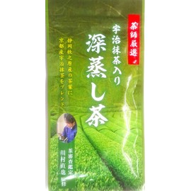 Ochanomaruko Green Tea with Uji Matcha, Carefully Selected by Tea, 3.5 oz (100 g) x 5 Packs