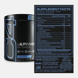 Cellucor C4 Ultimate Pre-Workout / 20 Servings / Icy Blue Razz