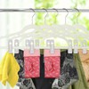 Zalizr 20 Pcs Velvet Hanger Clips, Strong Flocked Finger Clips