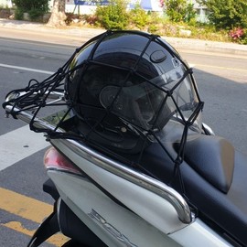 P1 Motorcycle Luggage Net 30x30 Black / P1 오토바이 짐고정 그물망 30x30 블랙