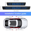 4 Pieces Car Door Sill Protector,Carbon Fiber Threshold Anti-Scratch Sticker