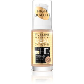 IDEAL COVER FULL HD MATT AND COVERING FOUNDATION NO 208 SAND 30ML