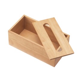 Mujin Ryohin Wooden Tissue Box Internal Dimensions: Width 24.5 × Depth 12 × Height 9 cm, Box for Tissues 83410568
