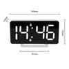 Green Blue GB383 Digital LED Alarm Clock with Alarm and