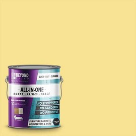 Beyond Paint Furniture, Cabinets and More All-in-One Refinishing Paint – Gallon - Color: Buttercream