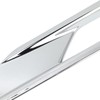 2pcs Front Fog Light Cover Trim Silver Fog Lamp Bezel