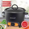 Brentwood TS-506BK Electric Rice Cooker, standard, Black
