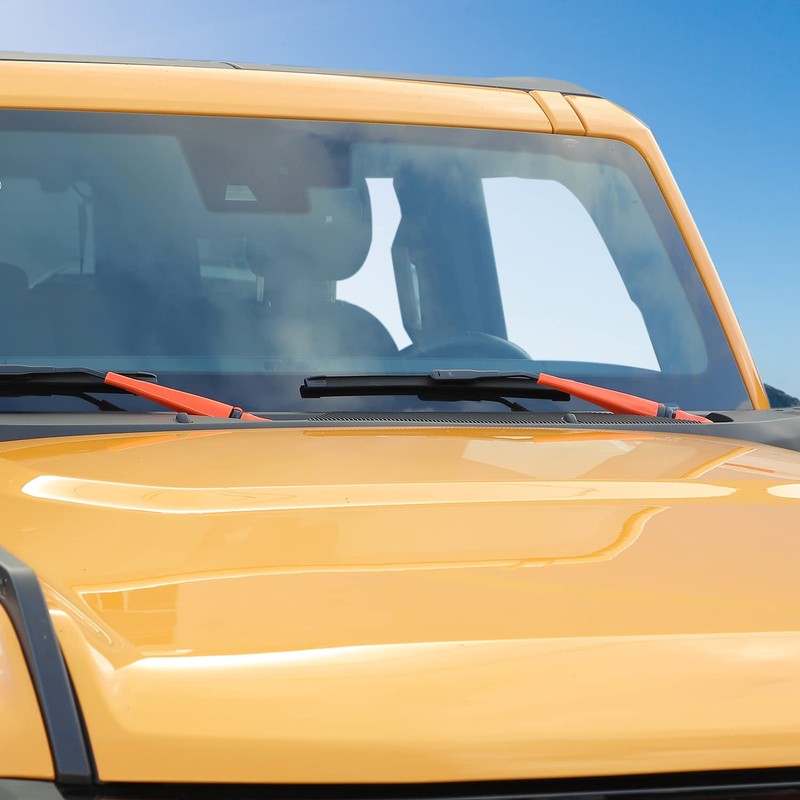 SQQP Front Window Windshield Wiper Arm & Blade Decoration Cover