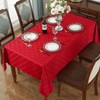 SASTYBALE Christmas Tablecloth Rectangle, Spillproof and Wrinkle Resistant Jacquard Table