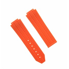 Ewatchparts 24-25mm Rubber Watch Band Strap Compatible With Hublot Big Bang 44-44.5-45mm Ceramic Includes Screw Driver