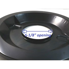 NYRM 440 AIR CLEANER BLACK AIR CLEANER White paper FILTER 440 plymouth 4 BBL CARB NEW 14"