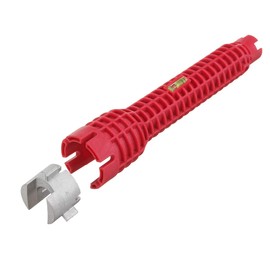 ANCLLO 8-in-1 Faucet and Sink Installer Multi-purpose Wrench Plumbing Tool for Toilet Bowl Sink Bathroom Kitchen Plumbing-Red
