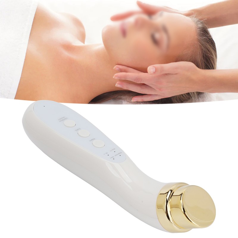 Facial Beauty Massager Hot Compress Vibration EMS Microcurrent Skin Tightening