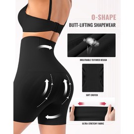 YADIFEN Shapewear for Women Tummy Control,High Waist Body Shaper Shorts Butt Lifting Seamless Shapewear Under Dresses