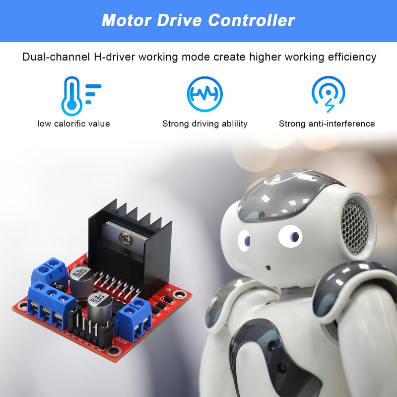 L-298N Motor Drive Controller Board Module Dual H Bridge DC