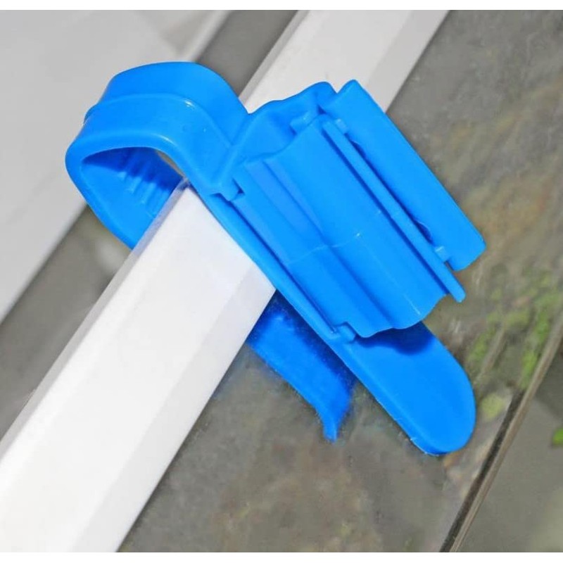 2Pcs Hose Holder Plastic Fish Water Pipe Clamp Adjustable Aquarium