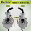 Carbhub CRF80F Carburetor for Honda CRF80F XL80S XR80 XR80R XL75