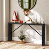 MAHANCRIS Console Table, 62.2" Long Sofa Table Behind Couch, Narrow