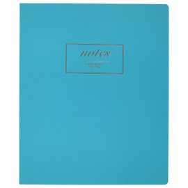 Mead Cambridge Meeting Notebook / Journal, 11" x 9", Legal Ruled, 80 Casebound Sheets, Teal (49550)