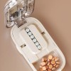 Portable Pill Cutter and Organizer for Travel – 1/2, 1/3,