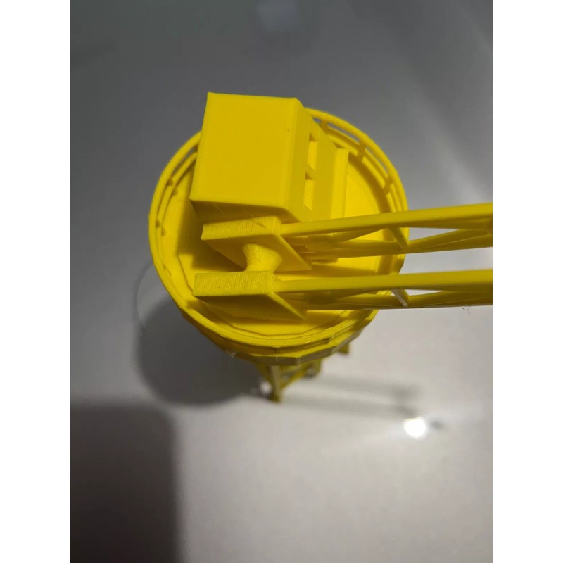 Built Ho scale crane motorized working replica