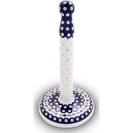 Bunzlauer Keramik Kitchen Roll Holder Paper Roll Holder Kitchen Roll Holder Kitchen Roll Dispenser Diameter 18 cm Height 33 cm Decor 41