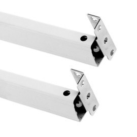 Flat Sash Rods 6-11 inch (set of 2) - White