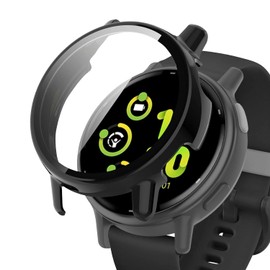AiMaoo Case for Garmin Vivoactive 5 Tempered Glass Film Protective Cover Hard Poly PC Material Integrated Shockproof Anti-Scratch Anti-Tarnish Full Cover Full Protection for Smart Watch Garmin