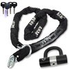 AKM Motorcycle Lock Chain Lock Anti-Theft 6.56ft/250cm Super Long Durable