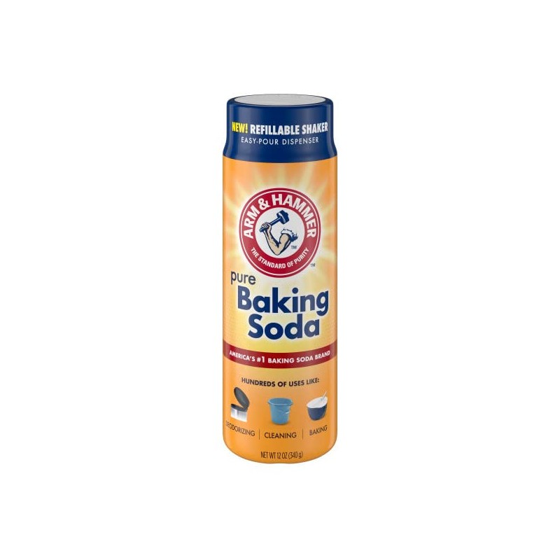Arm & Hammer Pure Baking Soda Shaker 12 Oz (Pack