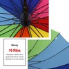 Variety To Go® Rainbow Umbrella, Rainbow Umbrella Large, Compact, Windproof,