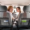Zueyen 2 x Car Seat Back Double Hooks, Leather Car