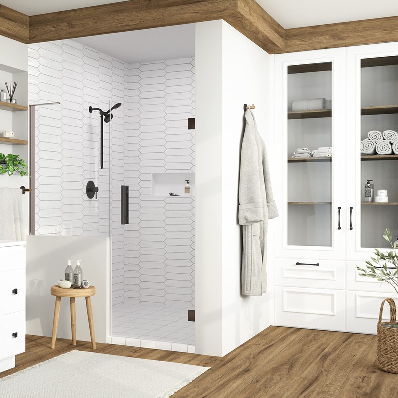 Design House 582734-BGD Kelton Bademantelhaken, mattschwarz, satiniert gold