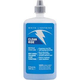 White Lightning Clean Ride The Original Self-Cleaning Wax Bicycle Chain Lubricant