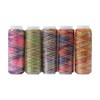 Sewing Thread, Polyester Embroidery Thread, Durable Quilting Thread, Multicolor Gradient