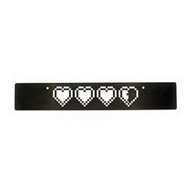 Billetworkz Life Hearts License Plate Delete Compatible with Subaru WRX/STI 2008-21